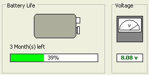 Acksen's battery meter