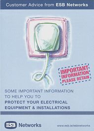 pamphlet advising lightning protection