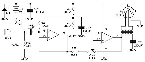 guitar direct input amp